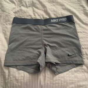 Gray Nike Pros